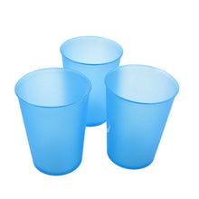 Reusable Plastic Drinking Tumblers - 4-Piece Transparent Water Cup Set for Kitchen & Dining