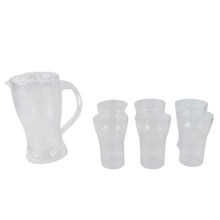Apex Unbreakable Lemon Jug Set With 6 Glasses  1200ml Jug + 300ml Glasses Approx