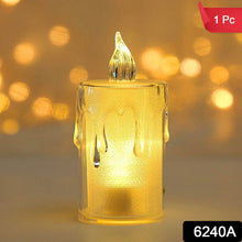 Simple Candles for Home Decoration, Crystal Candle Lights, Diwali