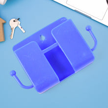 1 Pc Blue Wall Mount Mobile Stand With Hook