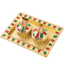 5996 Rakasha Bandhan Special Puja Thali Kumkum Thali Holder Pooja Return Gift Indian Housewarming Gifts Brotherbhaibhabhisisterfamily Rakhi For Rakshabandhan