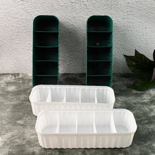 5 Compartments Socks / Handkerchief / Underwear Storage Box Socks Drawer Closet Organizer Storage Boxes (pack of 4)