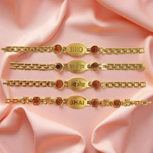 Gold Plated Metal Bracelet Rakhi For Brother (1 Pc)