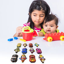 Mini Pull Back Car  Aeroplane Pvc Plastic Pull Back Car Cartoon Toys (12 Pcs Set)