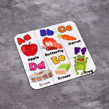 4052 Learning Abcd Jigasaw Toy Puzzle For Children (4 Puzzles Pack)